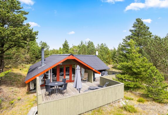 Gemütliches Holzhaus in Houstrup mit Kamin