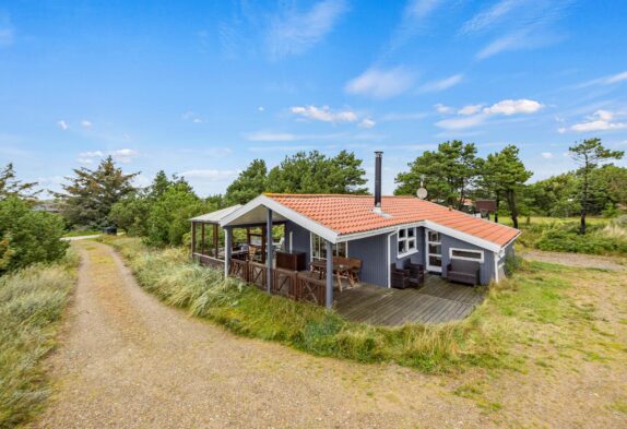 Gemütliches, naturnahes Sommerhaus mit Sauna in Henne Strand