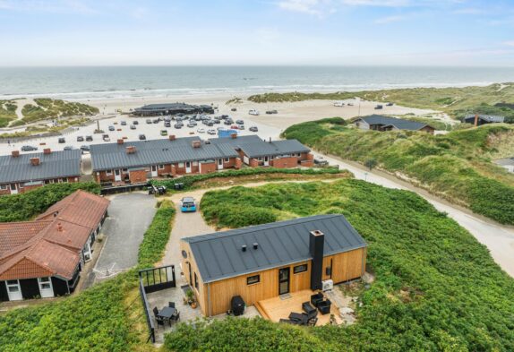Ferienhaus in Henne Strand mit Meerblick von der Terrasse