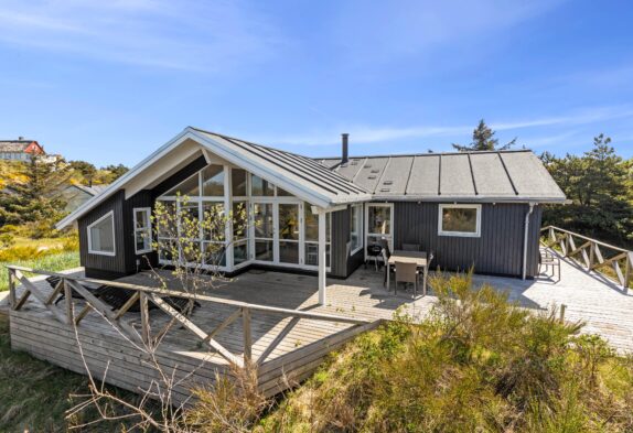 Strandnahes Ferienhaus mit Sauna in Vejers, 4 Personen und 1 Hund