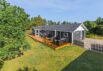 Schönes Ferienhaus mit Sauna, und Trampolin im Garten (Bild  1)