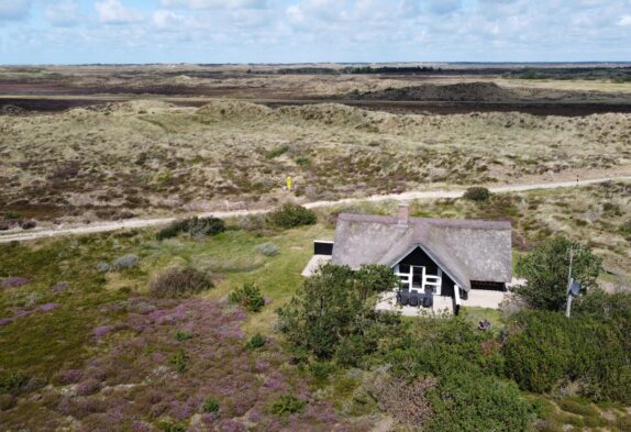 Reetdach Haus mit Leuchtturm Blick- 5 Personen