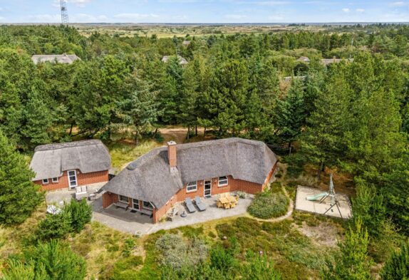 Charmerende feriehus på smuk naturgrund i Blåvand