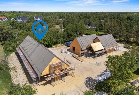 Lækkert sommerhus i Blåvand med udespa og udesauna