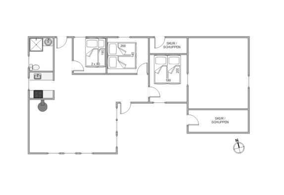 Schönes Ferienhaus mit Kaminofen in Blåvand