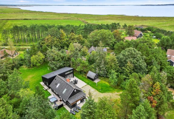 Skønt sommerhus med aktivitetsrum og udespa i Ho