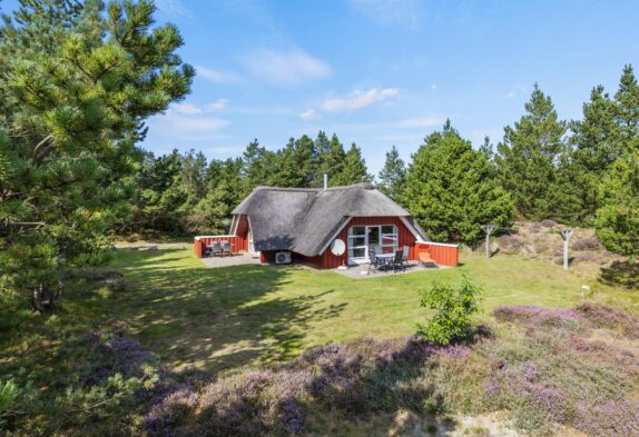 Hyggeligt stråtrækt sommerhus på vadehavsøen Rømø