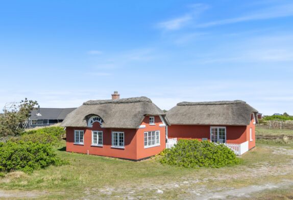 Hyggeliges Reetdachhaus für 4 Personen in Bjerregård mit Kamin
