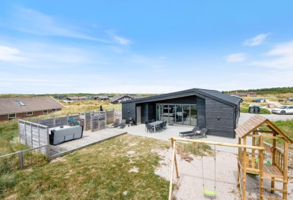 Modernes Ferienhaus mit Sauna und Whirlpool für 2 Familien mit Hund