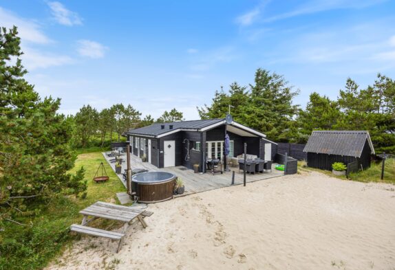 Familienfreundliches Ferienhaus mit Sauna und Badetonne