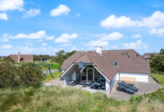 Tolles Ferienhaus mit eingezäunter Terrasse -2 Hunde zugelassen