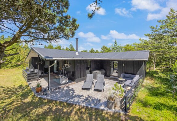 Ruhiges und geschütztes Ferienhaus mit schöner Terrasse