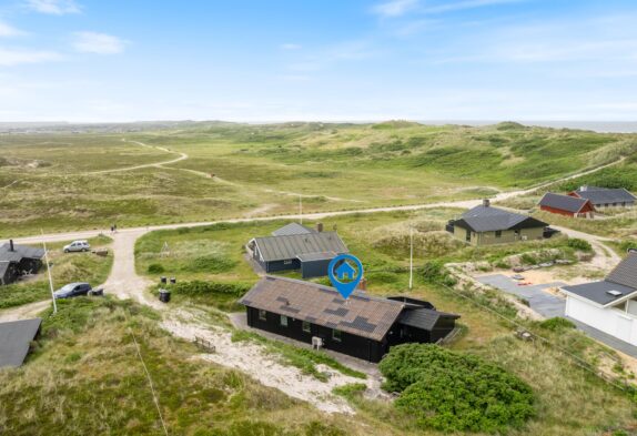 Strandnahes Ferienhaus mit geschlossener Terrasse