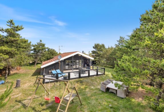 Gemütliches Ferienhaus mit Kamin für 6 Personen in Bjerregård