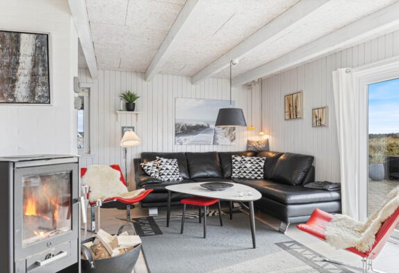 Stråtækt idyl med sauna – og panoramaudsigt over klitlandskabet