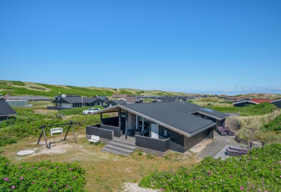 Strandnahes Ferienhaus für 6 Personen mit Sauna