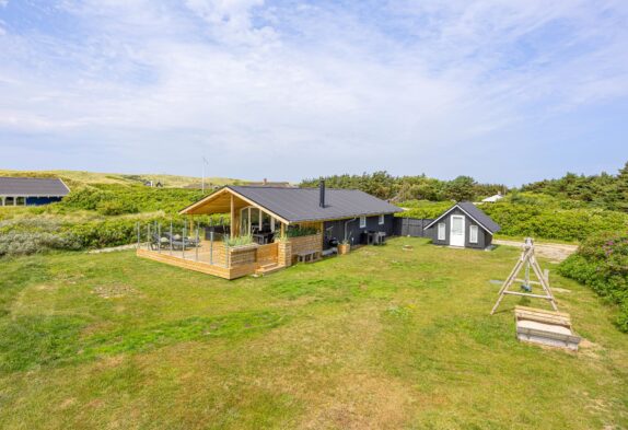 Ferienhaus mit geschützter und geschloßener Terrasse
