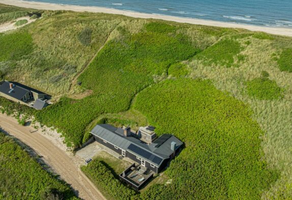 Ferienhaus mit Sauna in der äußersten Dünenkante