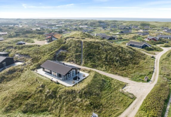 Strandnahes Ferienhaus mit Panoramaaussicht auf die Dünen