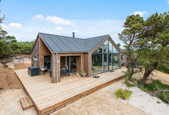 Charmantes Ferienhaus mit Außendusche und Panoramablick