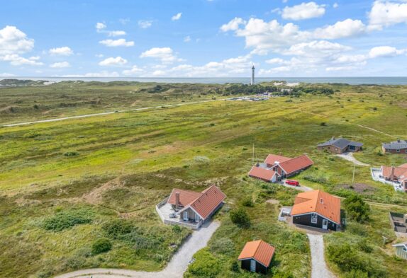 Ferienhaus mit Blick auf den Nr. Lyngvig Leuchtturm