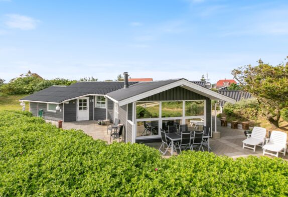 Ferienhaus mit Whirlpool, Badetonne und Kamin