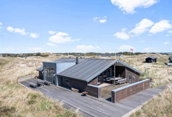 Schönes, strandnahes Ferienhaus in Klegod für 6 Personen