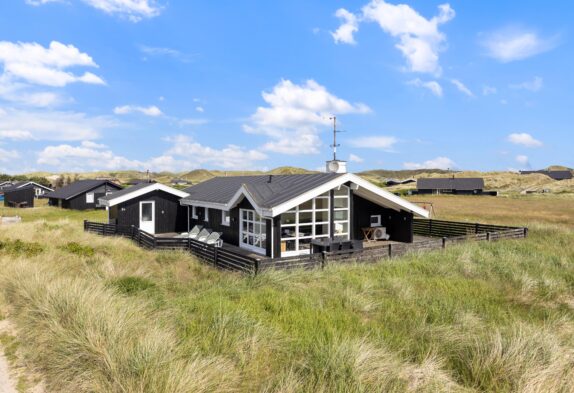 Gemütliches Ferienhaus, 3 Hunde erlaubt, 350m zum Strand