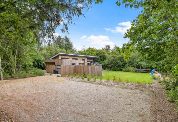 Modernes Ferienhaus mit Badetonne in Lodberg Hede