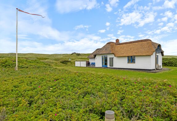 Klassisches dänisches Ferienhaus mit Fjordblick