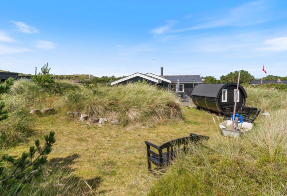 Charmantes Ferienhaus mit Kamin und Außensauna